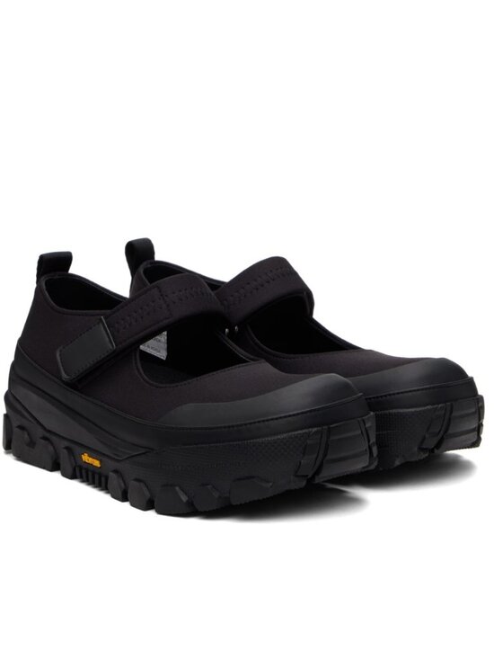 Amomento Shoes - AMOMENTO Black Vibram Mary Jane Ballerina Flats